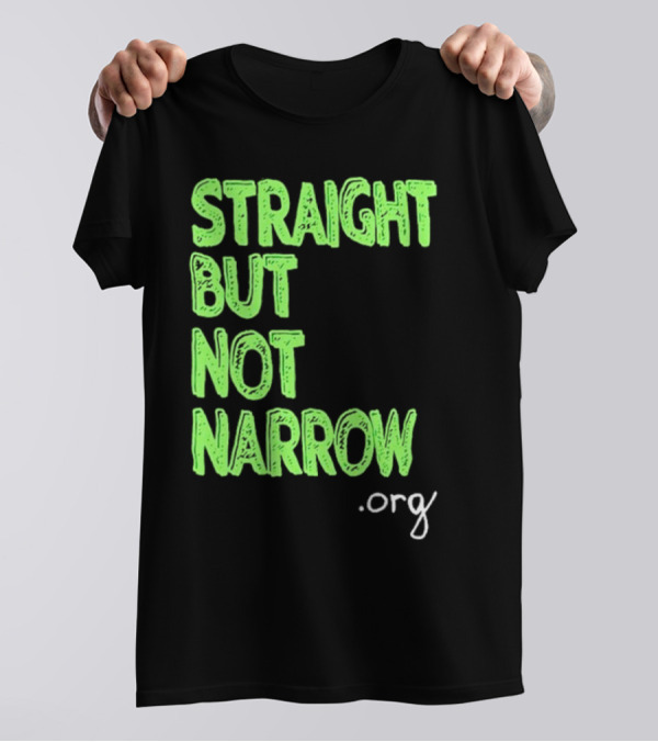 Josh Hutcherson Straight But Not Narrow Support .Org T-Shirt