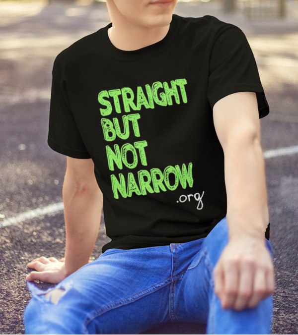 Josh Hutcherson Straight But Not Narrow Support .Org T-Shirt