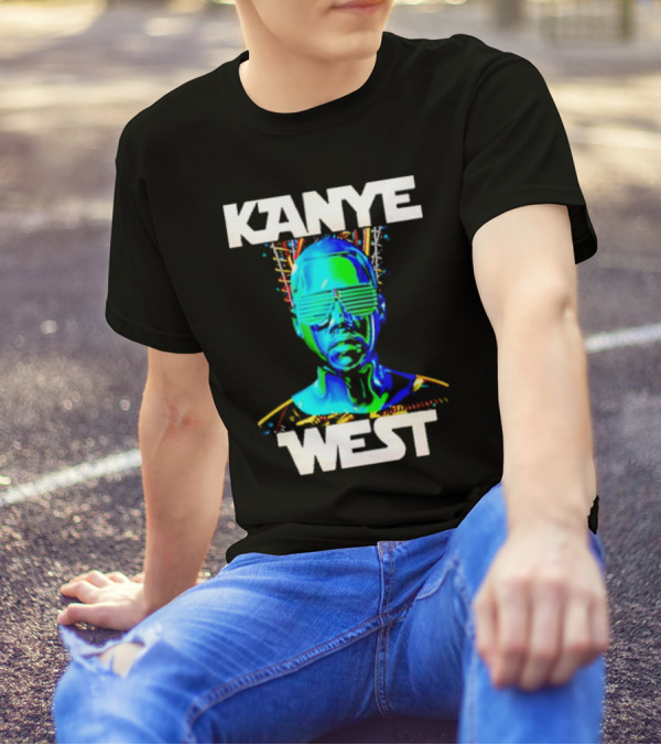 Kanye West Glow In The Dark Tour Holographic Neon T-Shirt