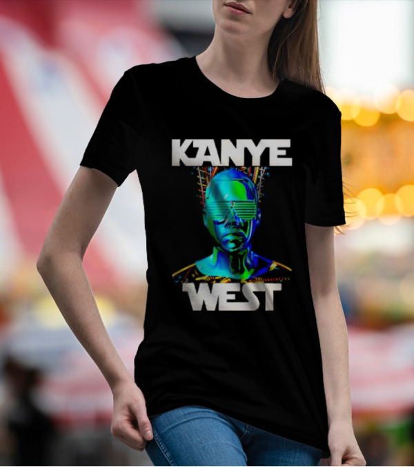 Kanye West Glow In The Dark Tour Holographic Neon T-Shirt
