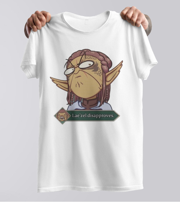 Lae’zel Disapproves Baldur's Gate Meme Expression T-Shirt