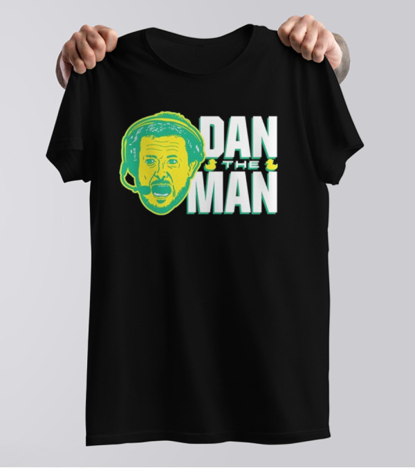 Oregon Fans Dan The Man Ducks Headset T-Shirt