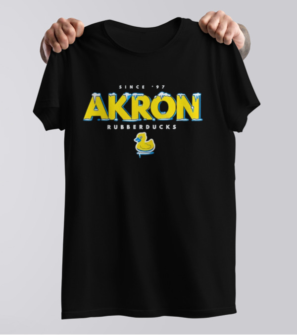Akron RubberDucks Since '97 Ducky Snowstorm T-Shirt