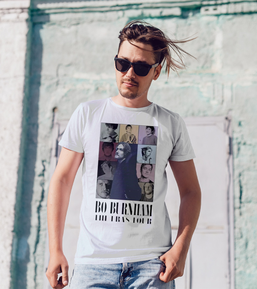 Bo Burnham The Eras Tour Collage Pastel Portraits T-Shirt