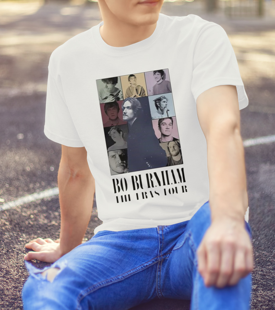 Bo Burnham The Eras Tour Collage Pastel Portraits T-Shirt