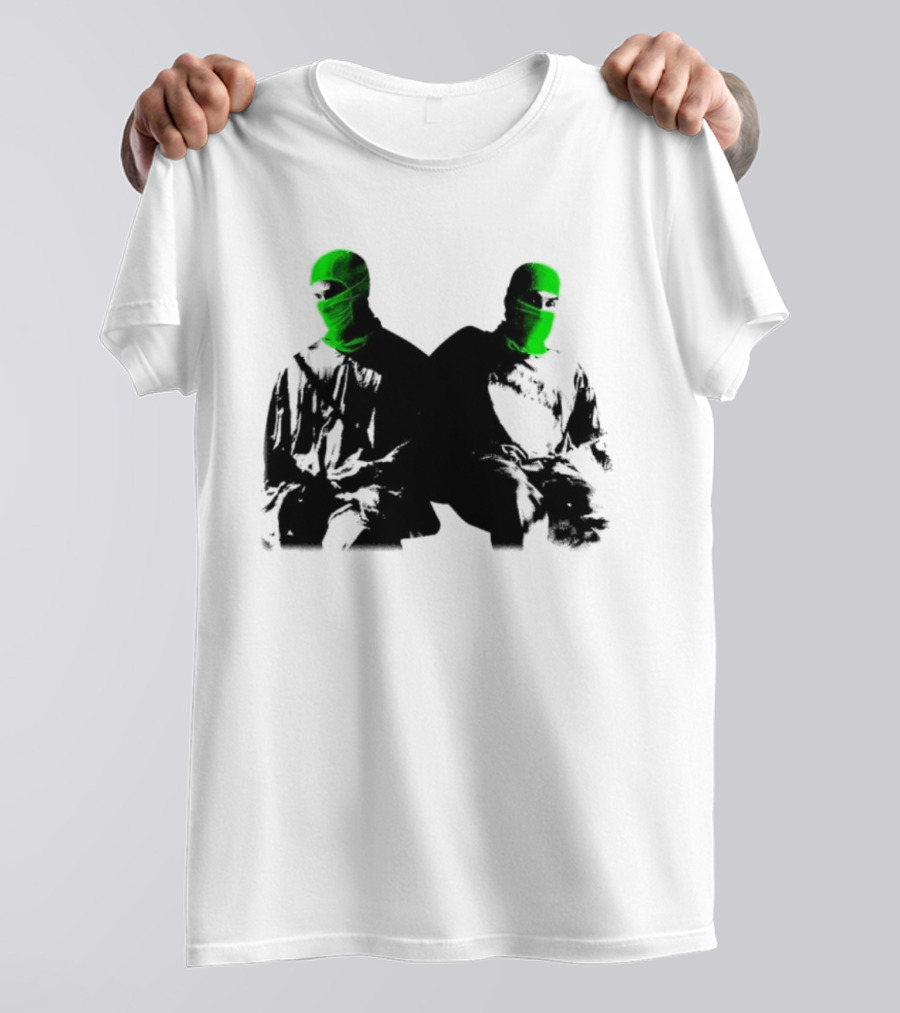 Mansionz Mask Green Neon Duo T-Shirt