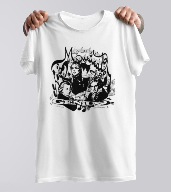Musical Genius Mozart Beethoven Legendary Composers T-Shirt