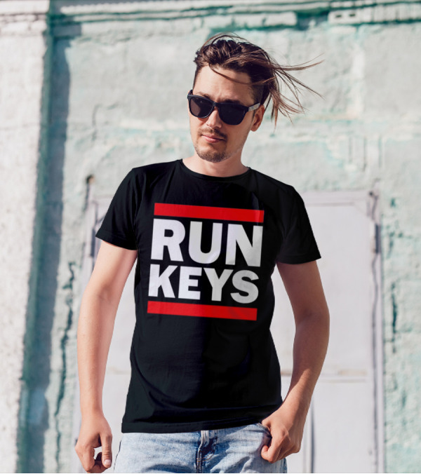 RUN KEYS Hip Hop T-Shirt