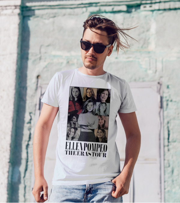 Ellen Pompeo The Eras Tour Meredith Grey Collage T-Shirt