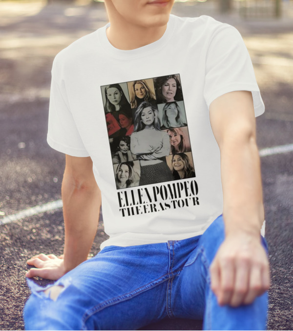 Ellen Pompeo The Eras Tour Meredith Grey Collage T-Shirt
