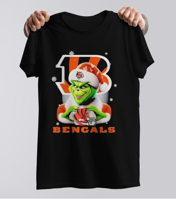Grinch Cincinnati Bengals Christmas T-Shirt