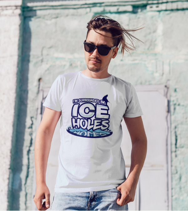 I’m Surrounded By Ice Holes Polar Humor T-Shirt