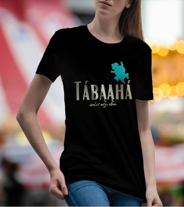 Tábąąhá Water Edge Clan Turquoise Turtle T-Shirt