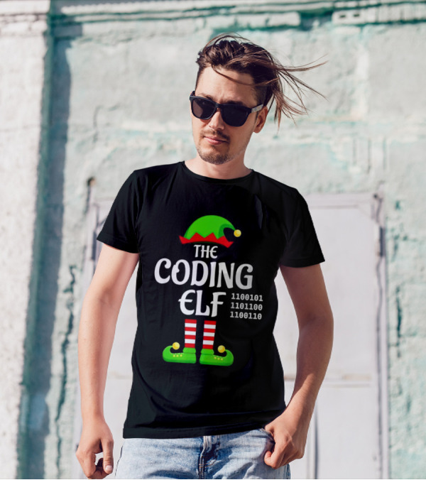 The Coding ELF 1100101 1101100 1101110 T-Shirt