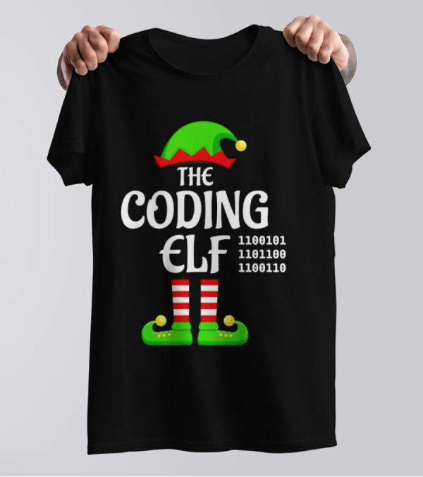 The Coding ELF 1100101 1101100 1101110 T-Shirt