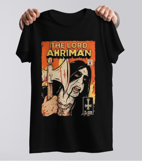 The Lord Ahriman Comic Axe Blood 20 Sep 666 Cover T-Shirt