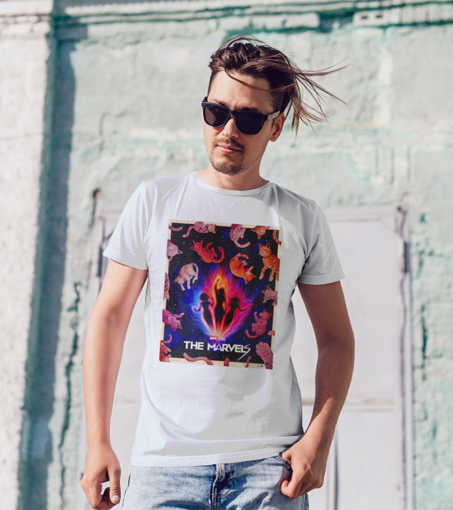 MARVEL STUDIOS THE MARVELS CATS IN SPACE T-Shirt