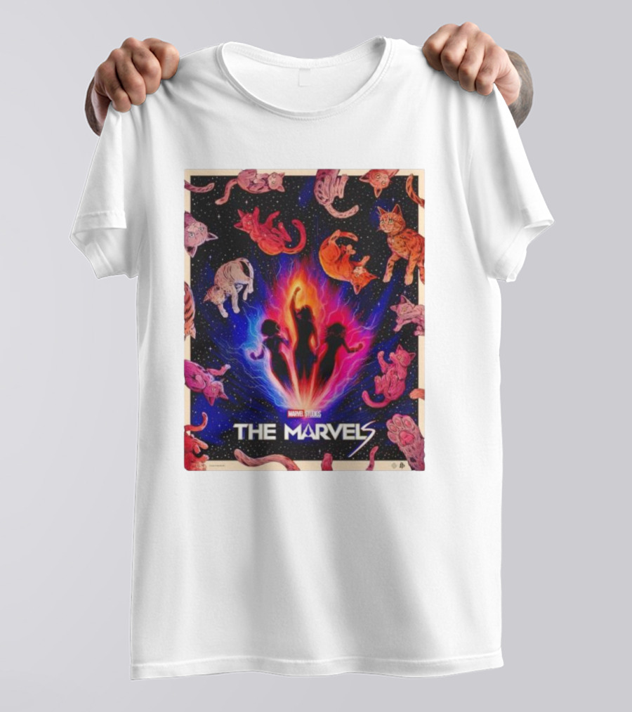 MARVEL STUDIOS THE MARVELS CATS IN SPACE T-Shirt