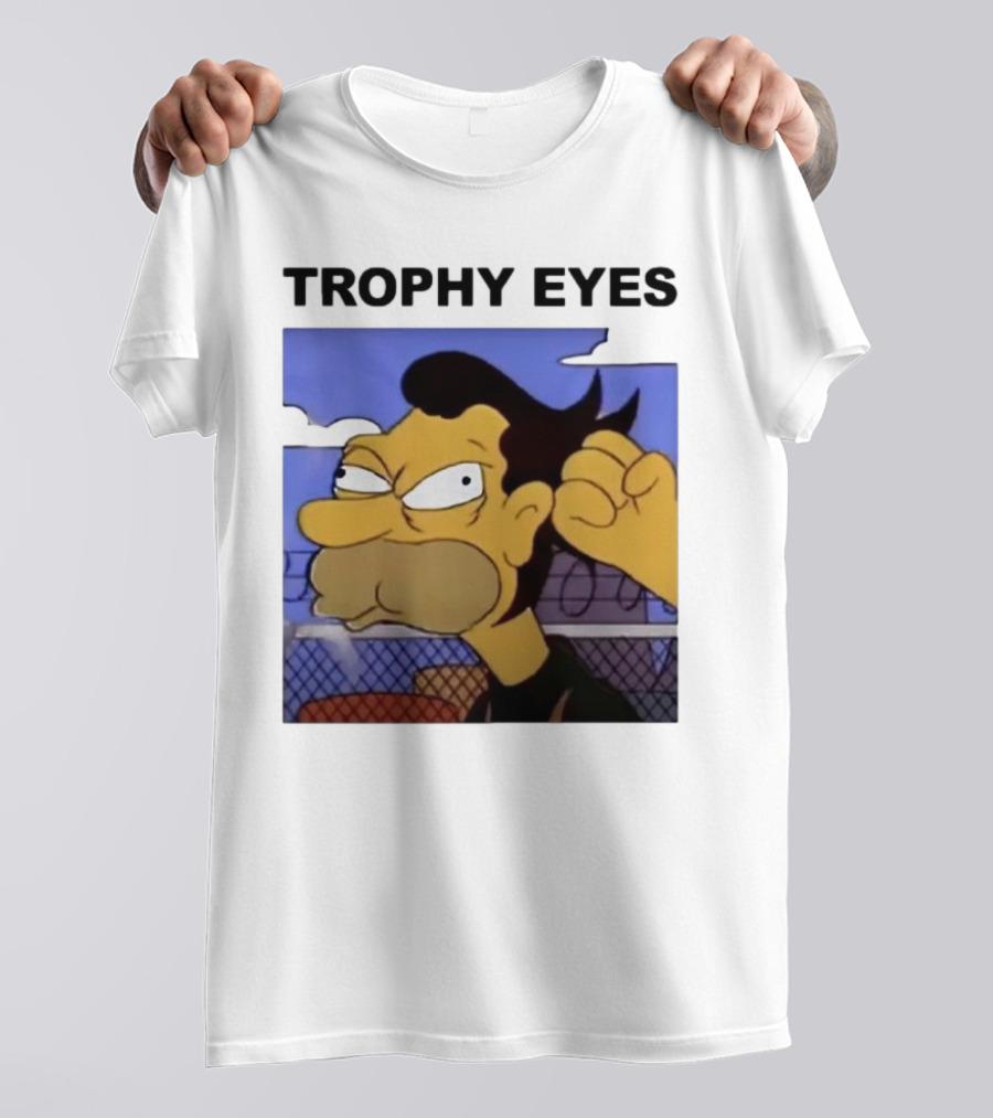 TROPHY EYES The Simpson Character Image T-Shirt