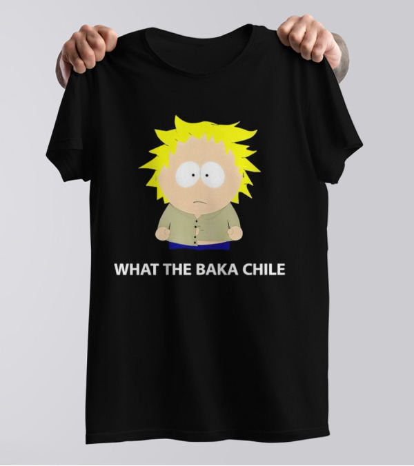WHAT THE BAKA CHILE South Park Style Character T-Shirt