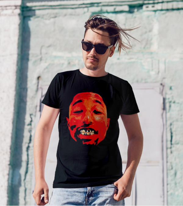Pharrell Suicide Wrist Red Tee Face Grills T-Shirt
