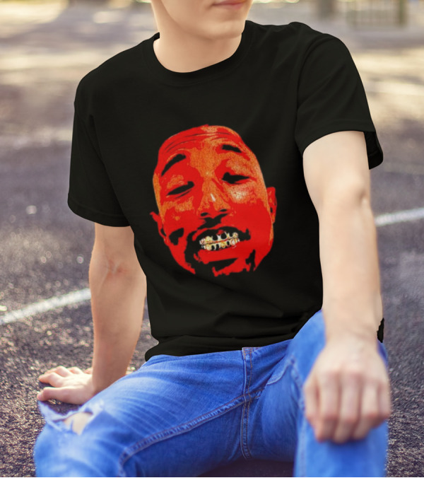 Pharrell Suicide Wrist Red Tee Face Grills T-Shirt