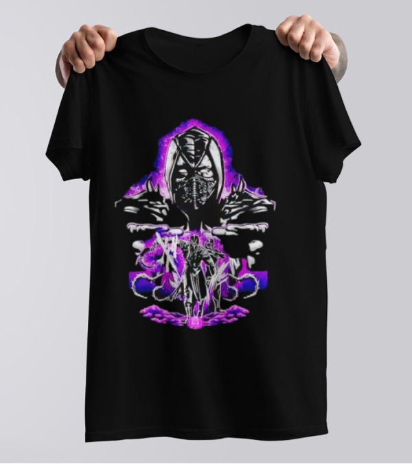 Noob Saibot's Shadow Assault With Purple Aura T-Shirt