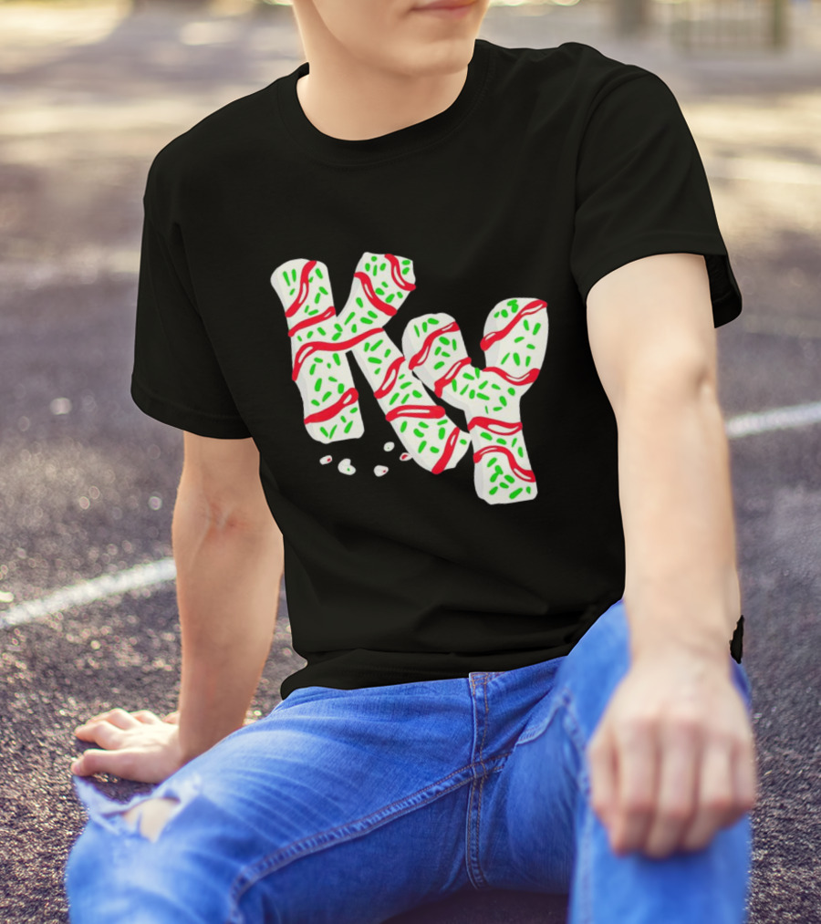 Christmas Treat KY Candy Cane-Inspired T-Shirt