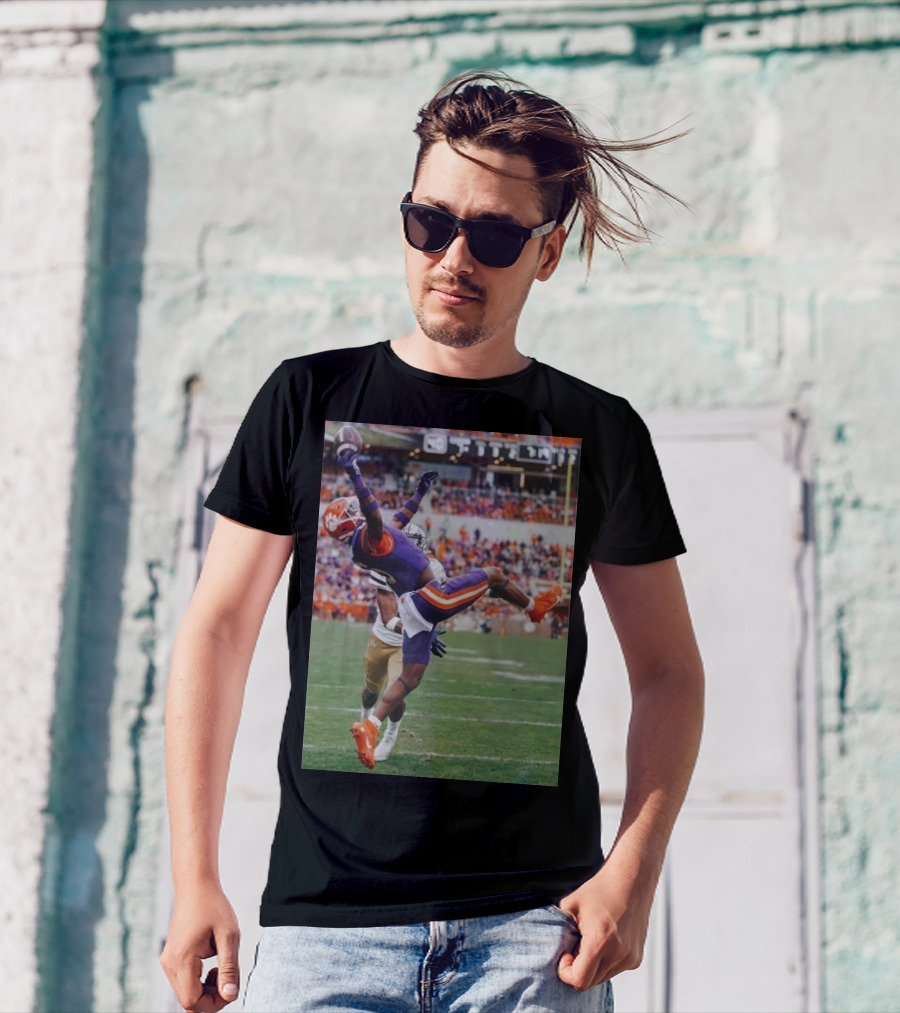 Clemson Tigers The Real Tyler Football Catch T-Shirt