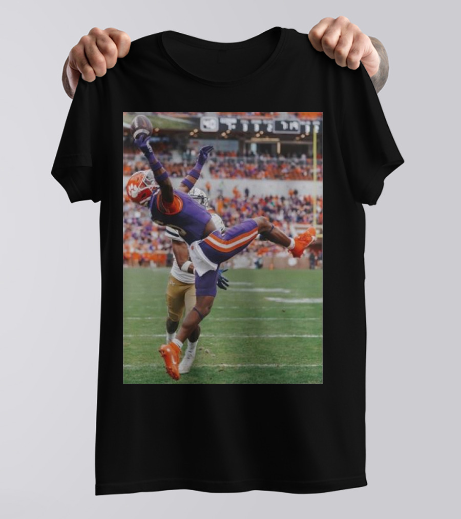 Clemson Tigers The Real Tyler Football Catch T-Shirt