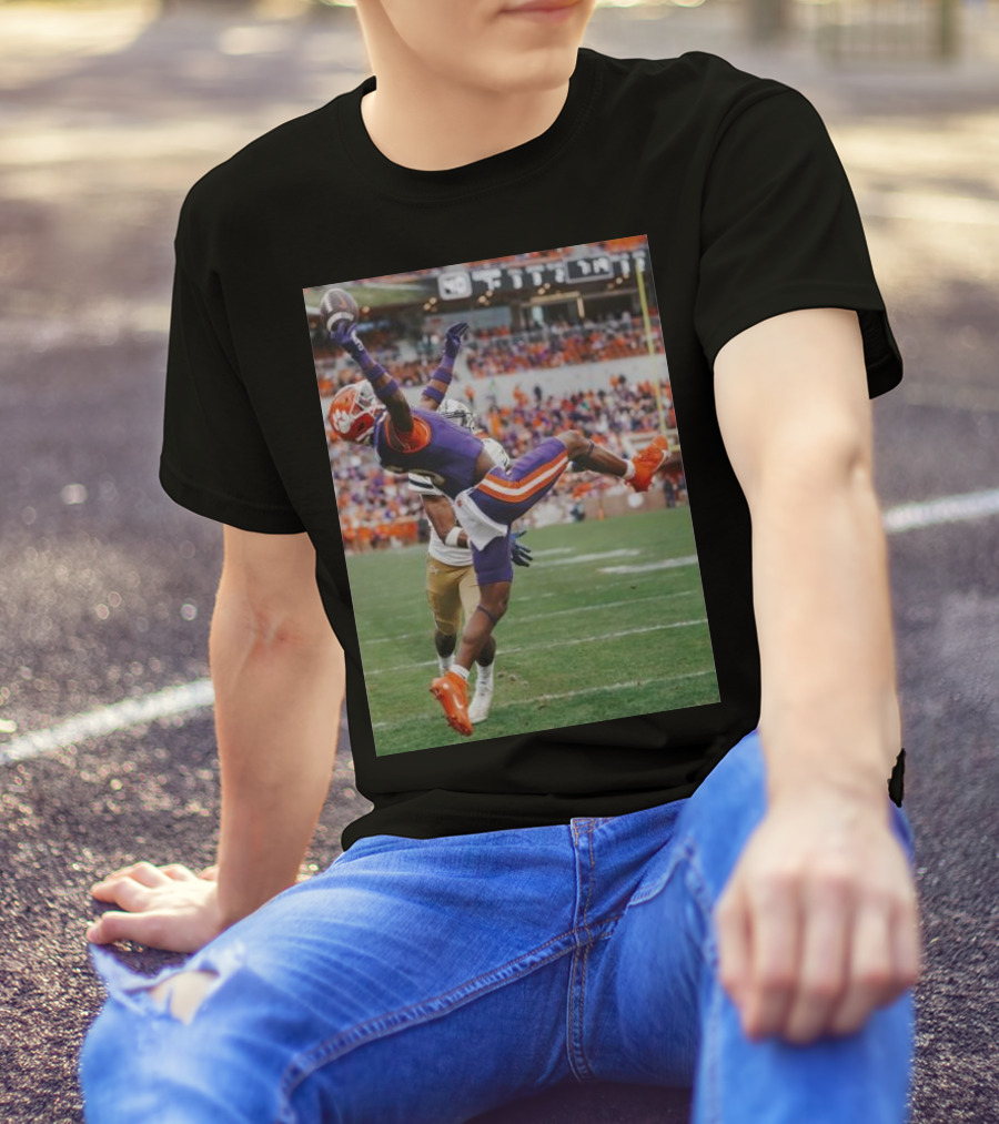 Clemson Tigers The Real Tyler Football Catch T-Shirt