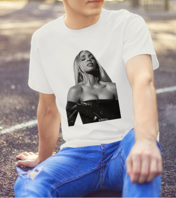 Kelly Rowland Krew Iconic Black And White Fashion Pose T-Shirt
