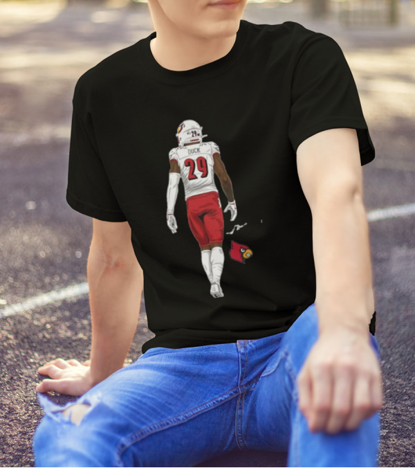 Storm Duck Louisville Cardinals Football Player Number 29 T-Shirt