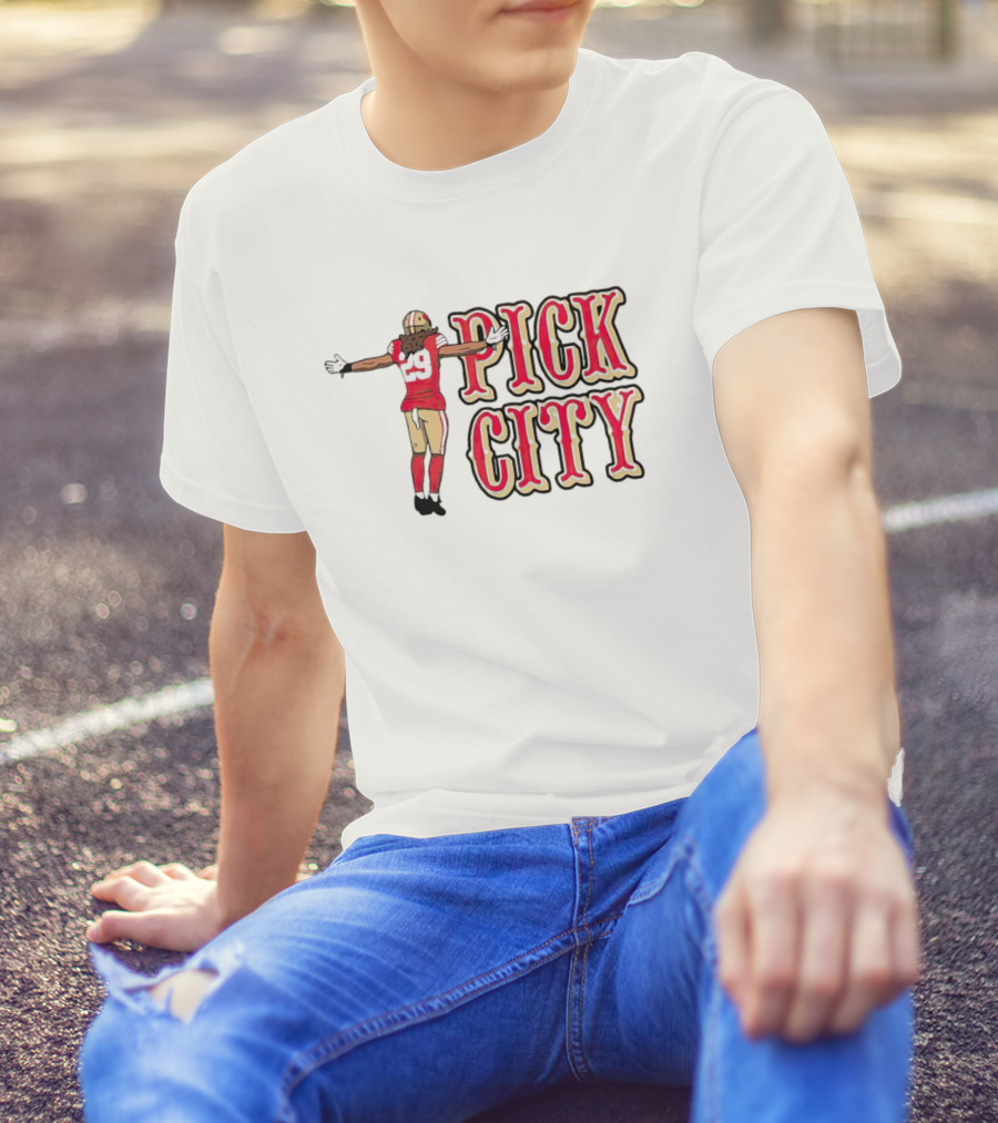 Talanoa Hufanga Pick City 49ers T-Shirt