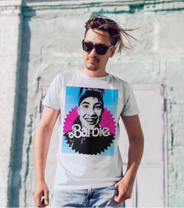 The Kick Demon Barbie Iconic Bold Face T-Shirt