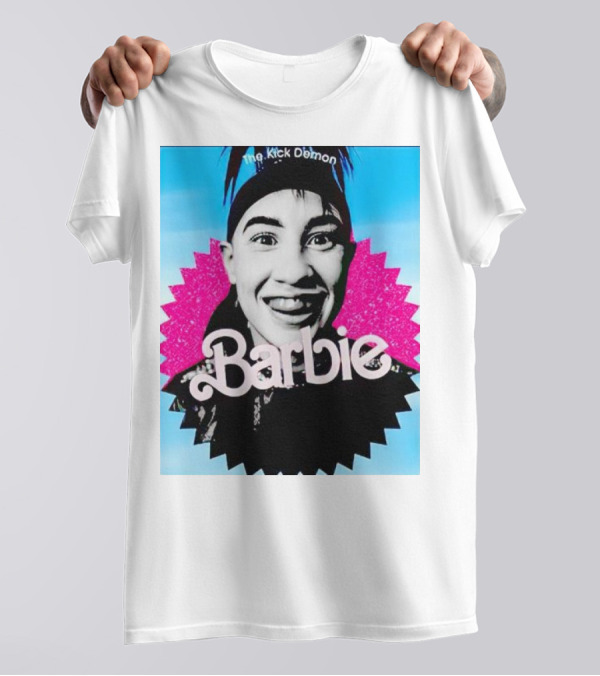 The Kick Demon Barbie Iconic Bold Face T-Shirt