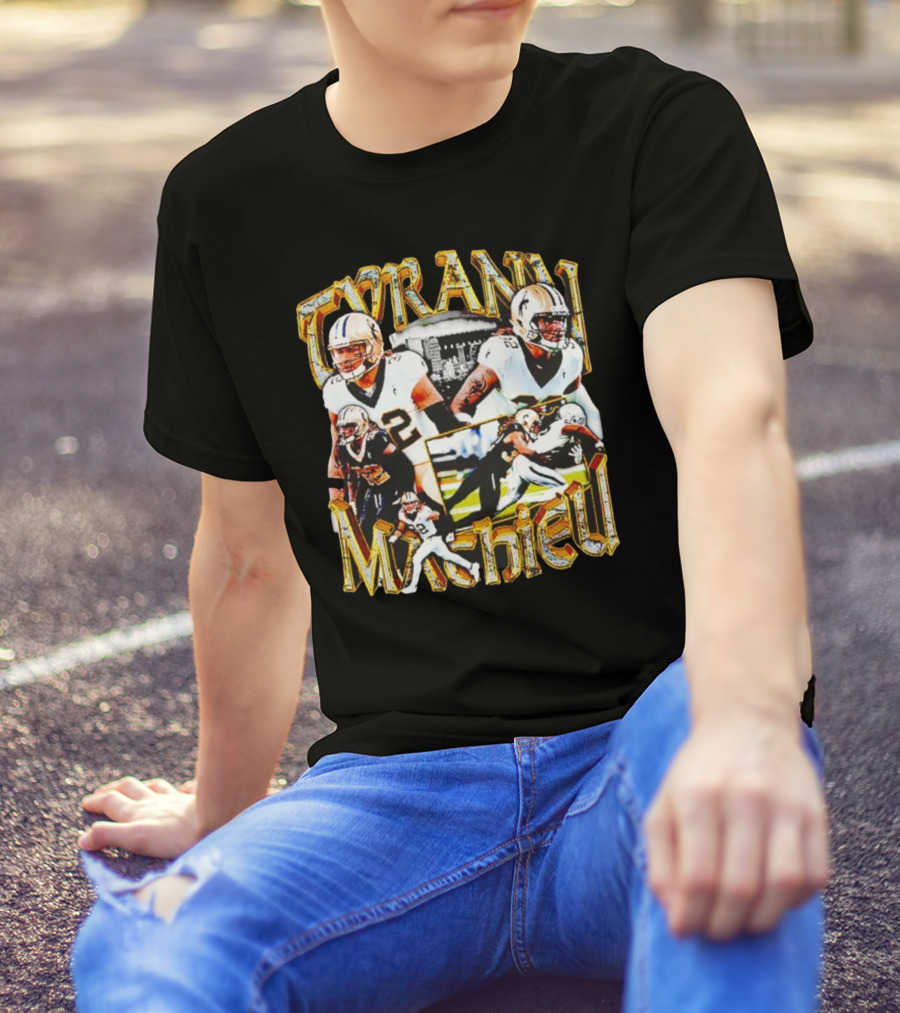 Tyrann Mathieu Football Legends New Orleans Dreams T-Shirt