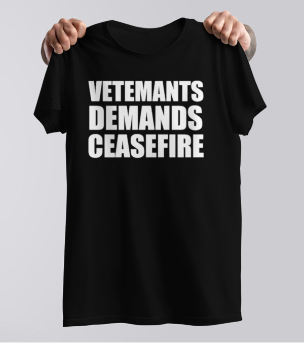 Vetements Demands Ceasefire T-Shirt