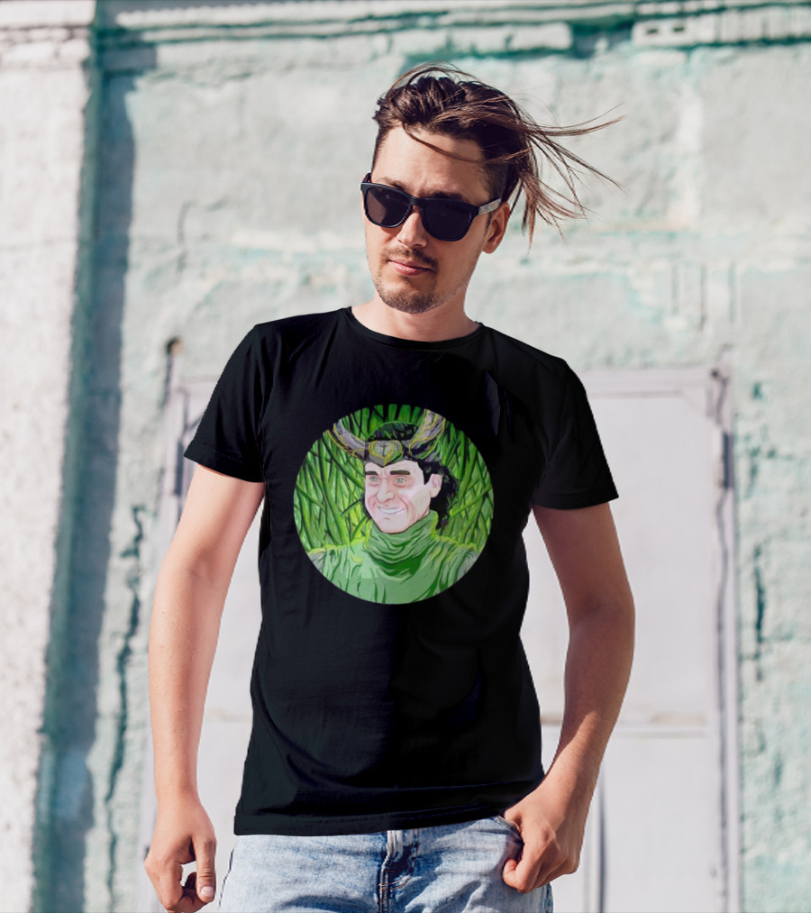 Breaking Bad Loki Crossover Horned Green Character T-Shirt