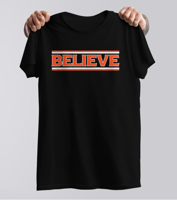 Cleveland Football Believe Browns Team Spirit T-Shirt