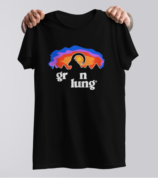 Goatagonia Gr N Lung Sunset Mountain Goat T-Shirt