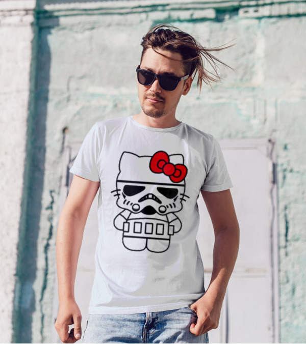 Hello Kitty Star Wars Stormtrooper Crossover T-Shirt