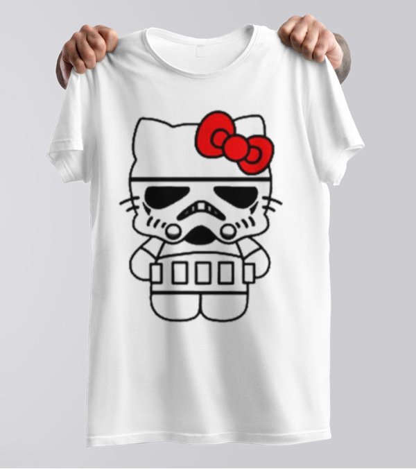Hello Kitty Star Wars Stormtrooper Crossover T-Shirt