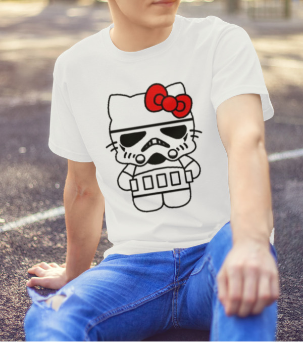 Hello Kitty Star Wars Stormtrooper Crossover T-Shirt