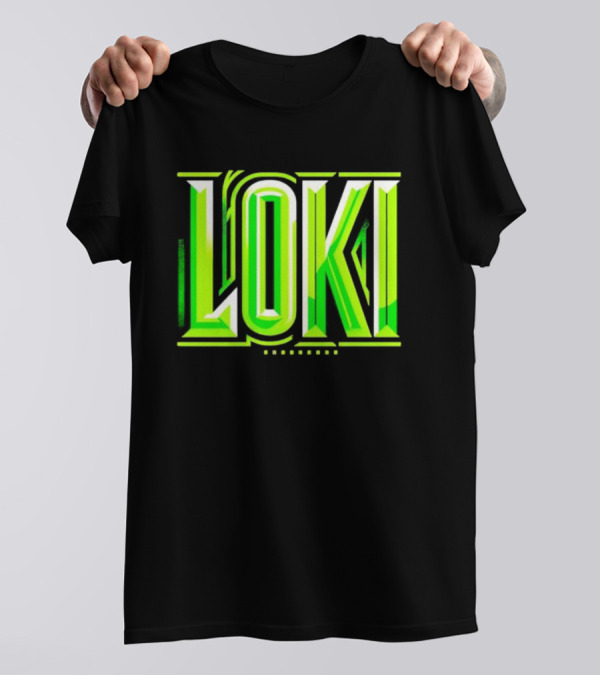 Loki Marvel Series Green Gradient T-Shirt