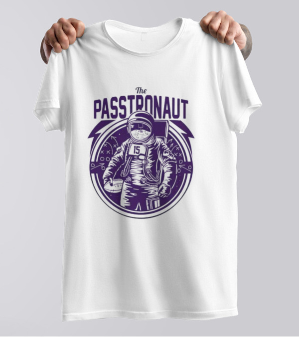 Minnesota Vikings The Passtronaut Astronaut Player Number 15 T-Shirt