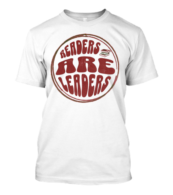 READERS ARE LEADERS Book Stack T-Shirt