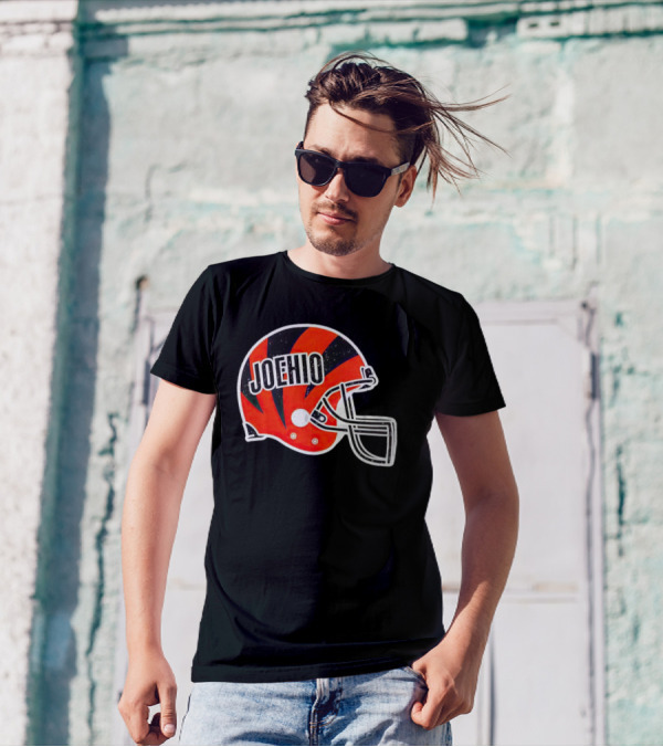 Cincinnati Bengals Joehio Football Helmet T-Shirt