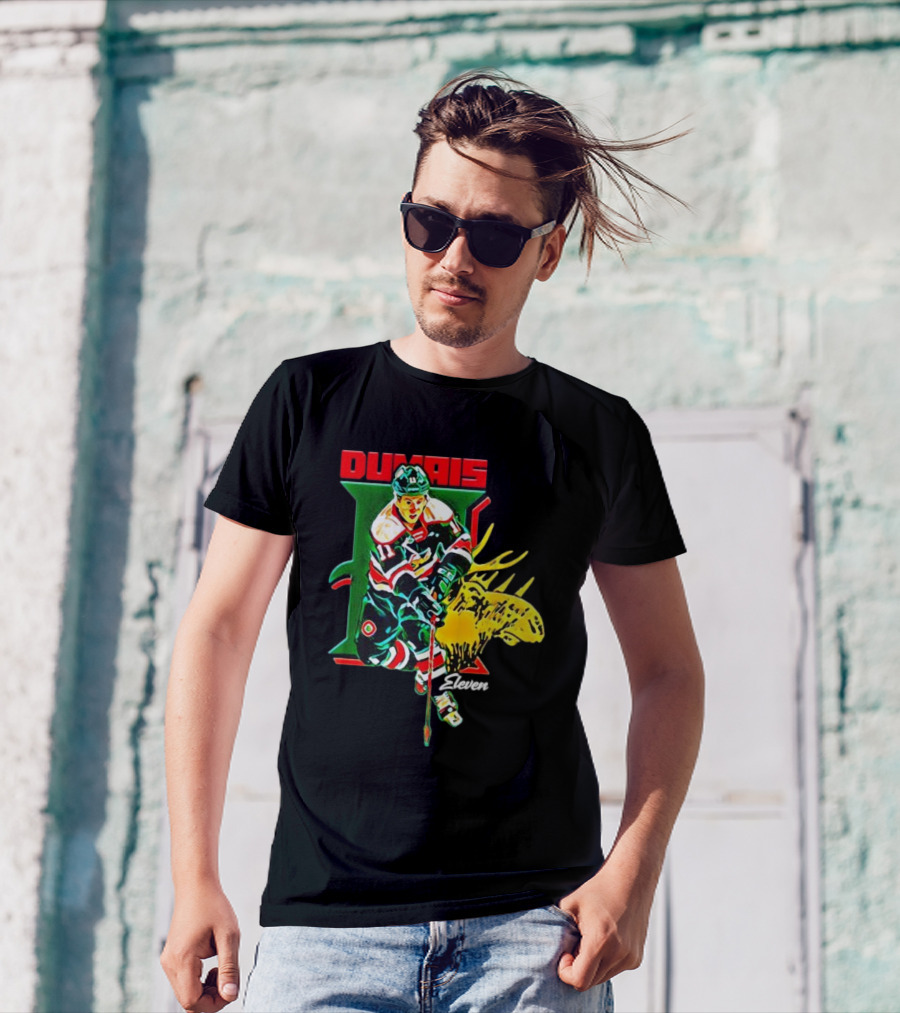 Dumais Eleven Halifax Mooseheads Hockey Player Image T-Shirt