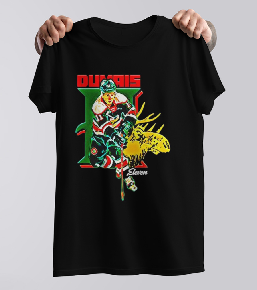 Dumais Eleven Halifax Mooseheads Hockey Player Image T-Shirt